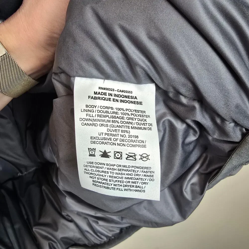 Nike Sportswear Club Mens Size L Iron Grey Therma-Fit Down Puffer Jacket IB2975